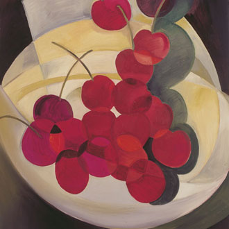 Cherries in a Lucite Bowl
