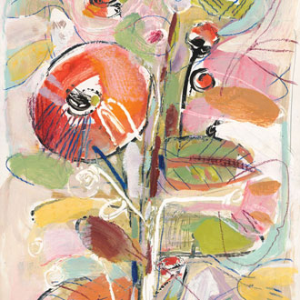 Abstract Gardens on Paper